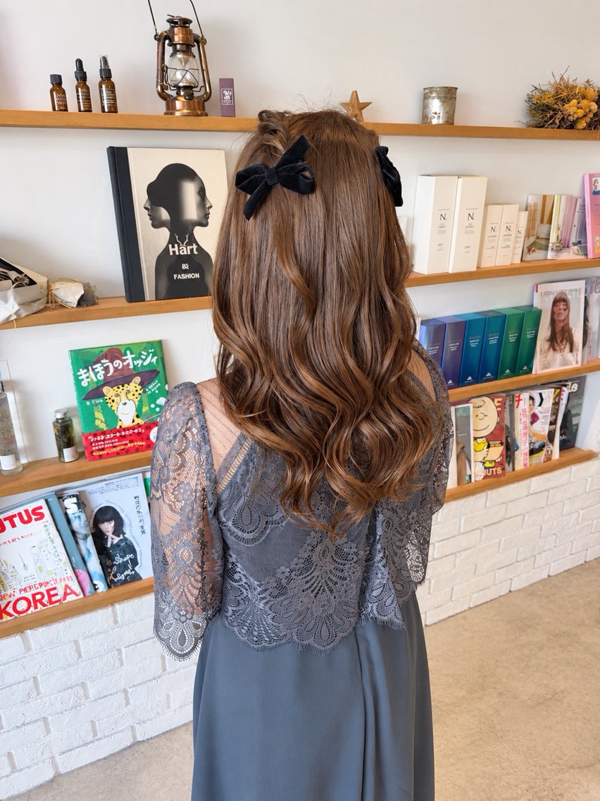 ヘアアレンジ 簡単アレンジ ヘアセット stellavie_ nozomiのヘアスタイル