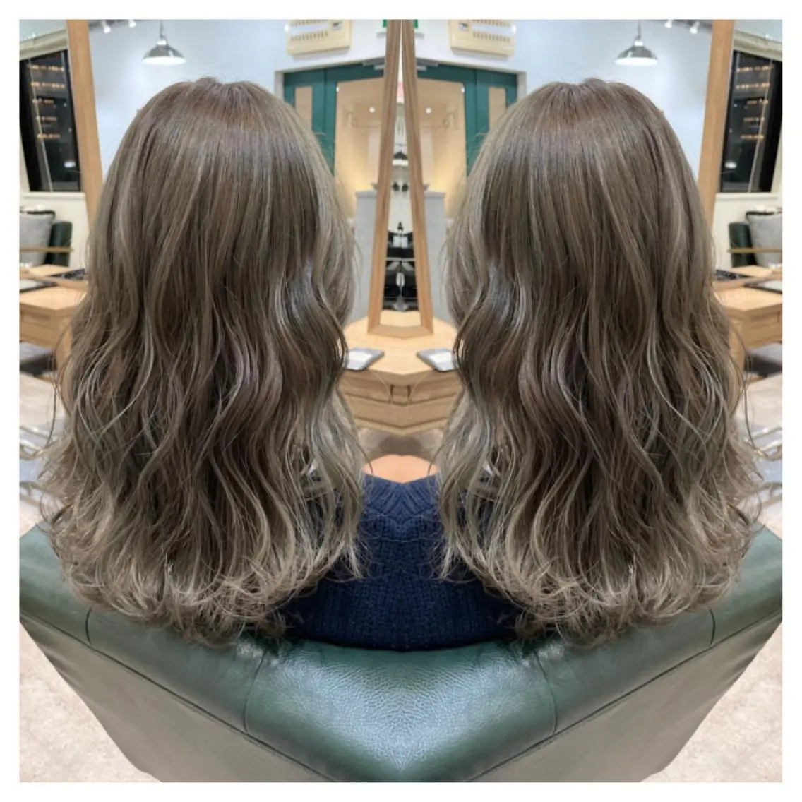 ロング カラー カット ヘアカラー トリートメント 村山 茉衣のヘアスタイル