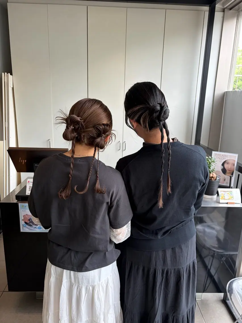 ヘアアレンジ カラーモデル募集 🫧彩花🦋のヘアスタイル