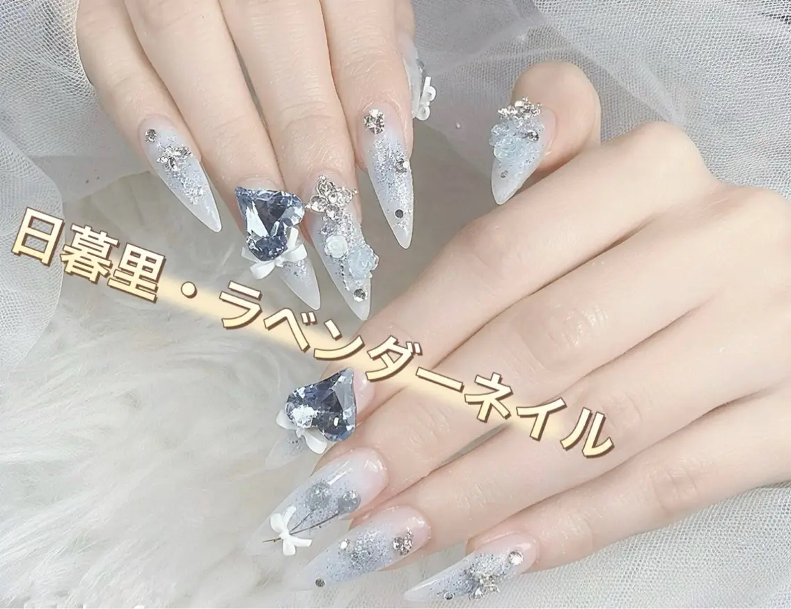 ネイル ラベンダー💖日暮里 ルル💖ネイルのネイルデザイン
