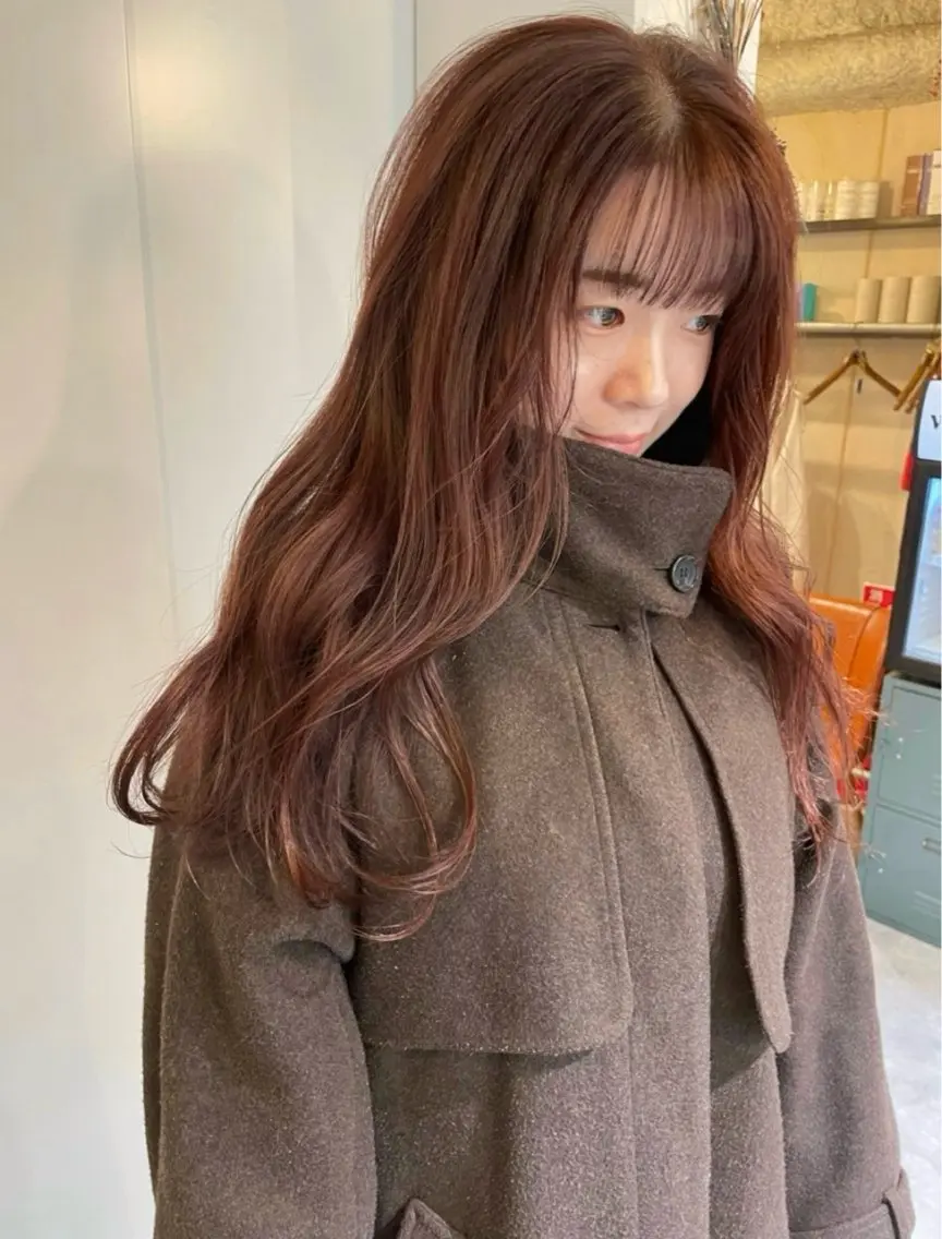 ロング カット ヘアカラー 透明感カラー 🦋AYAのヘアスタイル