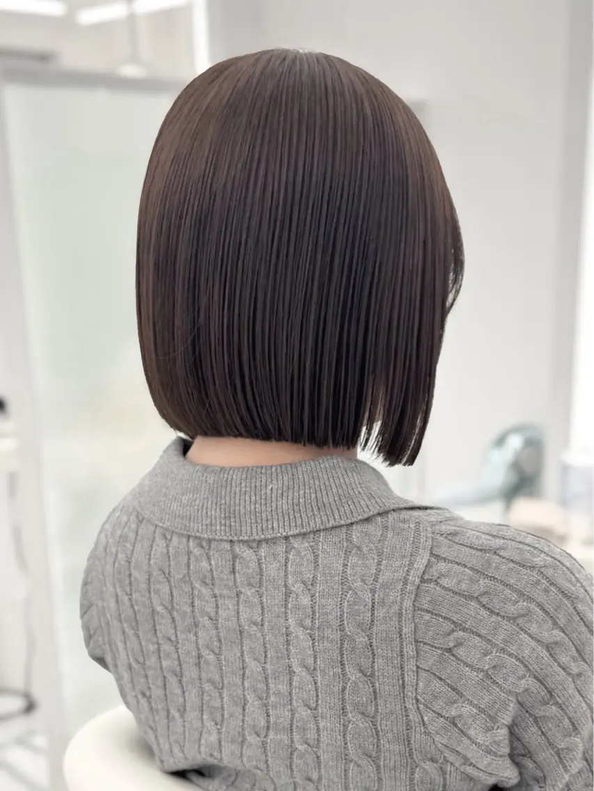 ショート COA銀座似合わせ ボブカット募集のヘアスタイル