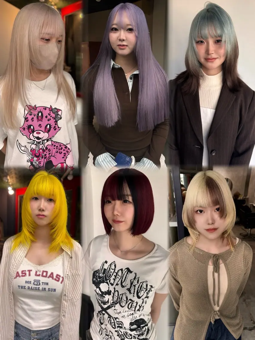 ミディアム カラー 🧡梅田ハイトーン カラー🧡runaのヘアスタイル