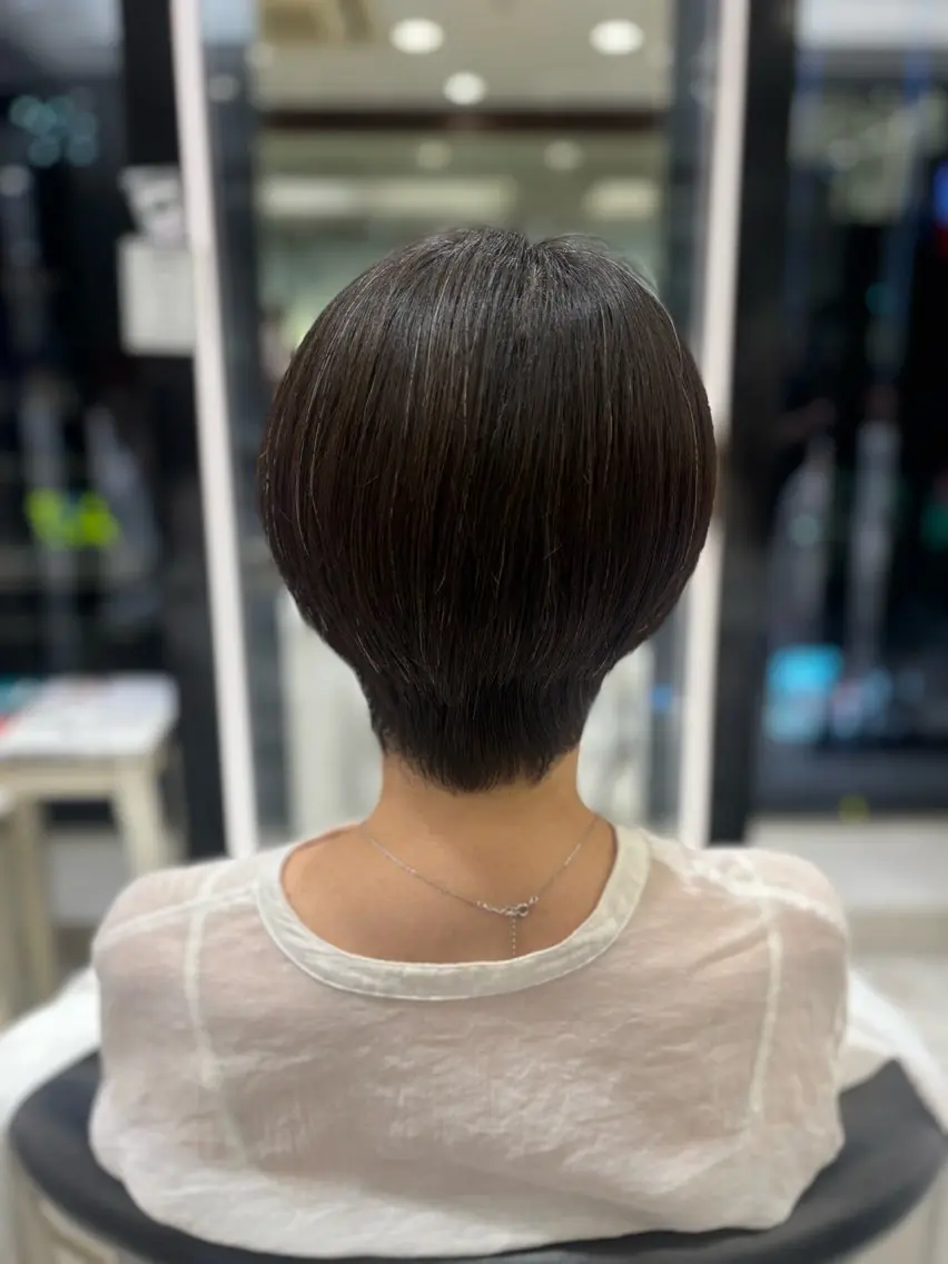 ショート ショートヘア カット トリートメント 🌸銀座No.1パー マ🌸いでいあやのヘアスタイル