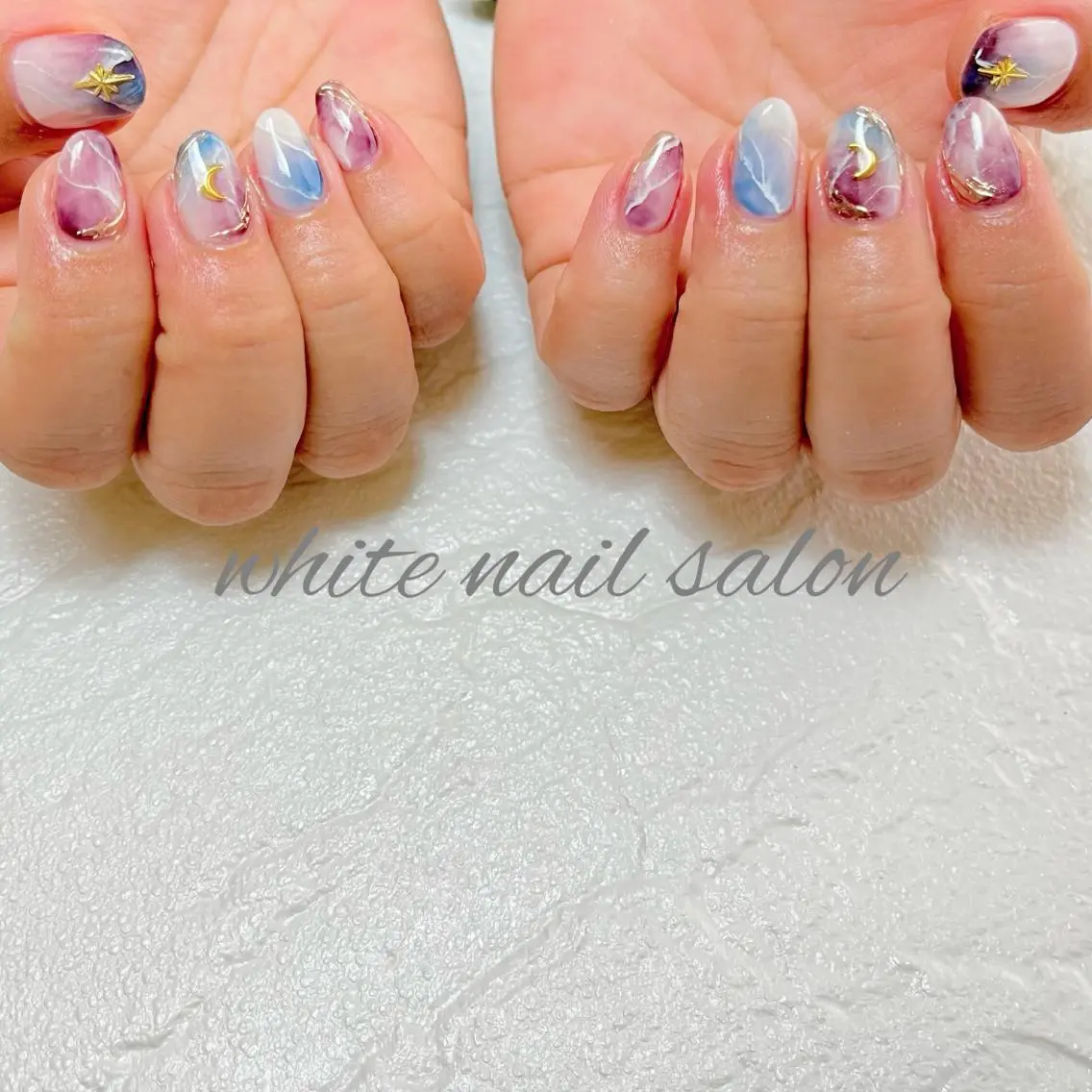 ネイル フットネイル ジェルネイル ハードジェル ラメ(グリッター) 持ち込み ハンドネイル white nail salonのネイルデザイン