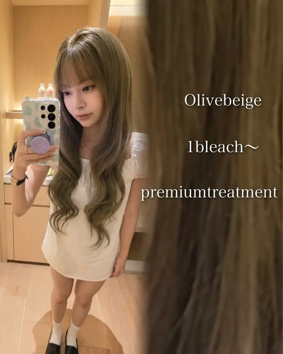 カラー 透明感カラー🫧 EMAのヘアスタイル