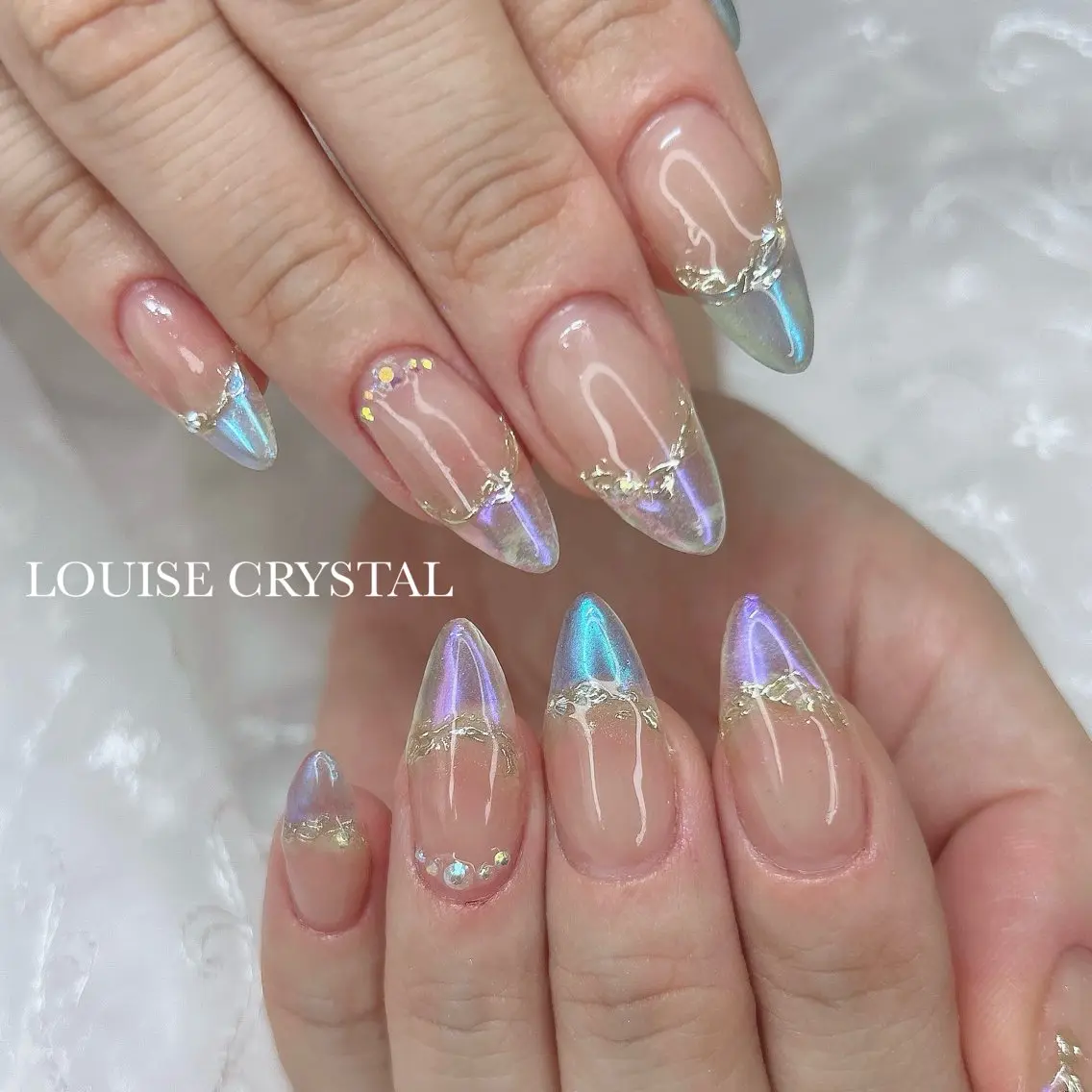 ネイル ハンドネイル LOUISE CRYSTALのネイルデザイン