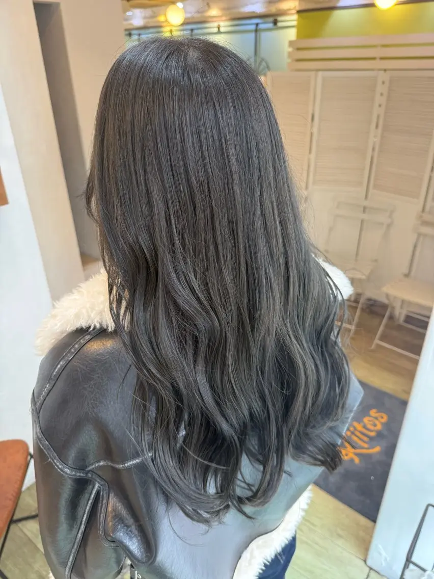 ロング カット ヘアカラー ✨️パーマ✨ たなかひろとのヘアスタイル