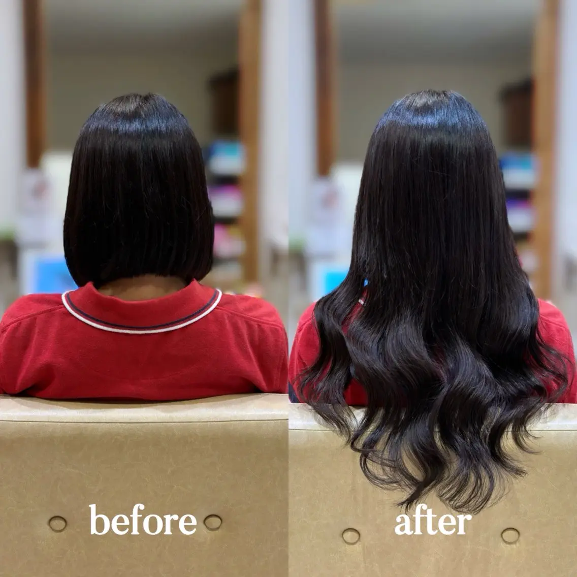 エクステ 𝐲𝐮𝐮𝐦𝐢 エクステ/ 艶カラーのヘアスタイル