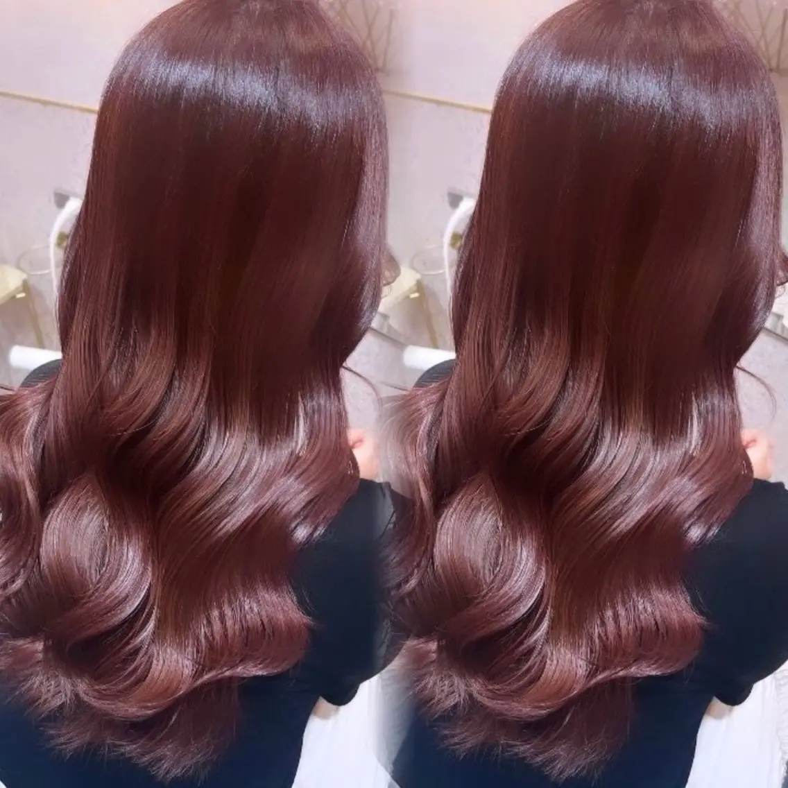 セミロング ヘアカラー トリートメント 新宿/韓国ヘア kurea🎀のヘアスタイル