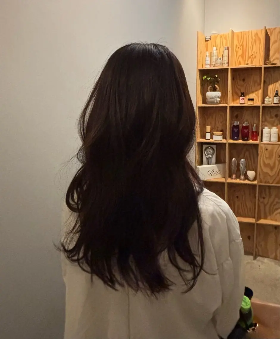 ロング ヘアアレンジ 透明感/暖色カラー ミウのヘアスタイル