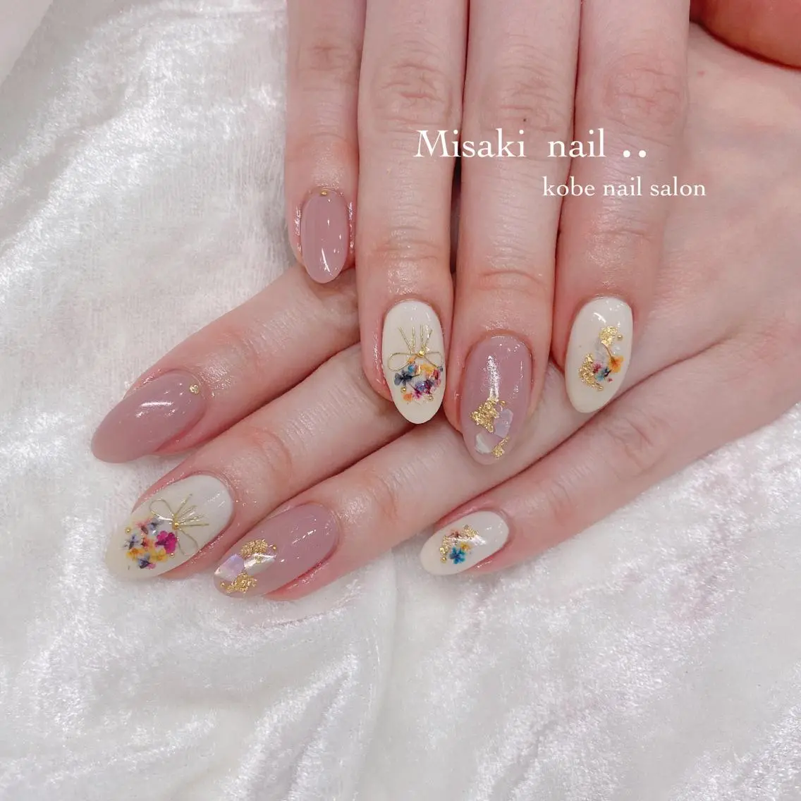 ネイル 韓国ネイル ワンホンネイル ハンドネイル nailsalon miinailsのネイルデザイン
