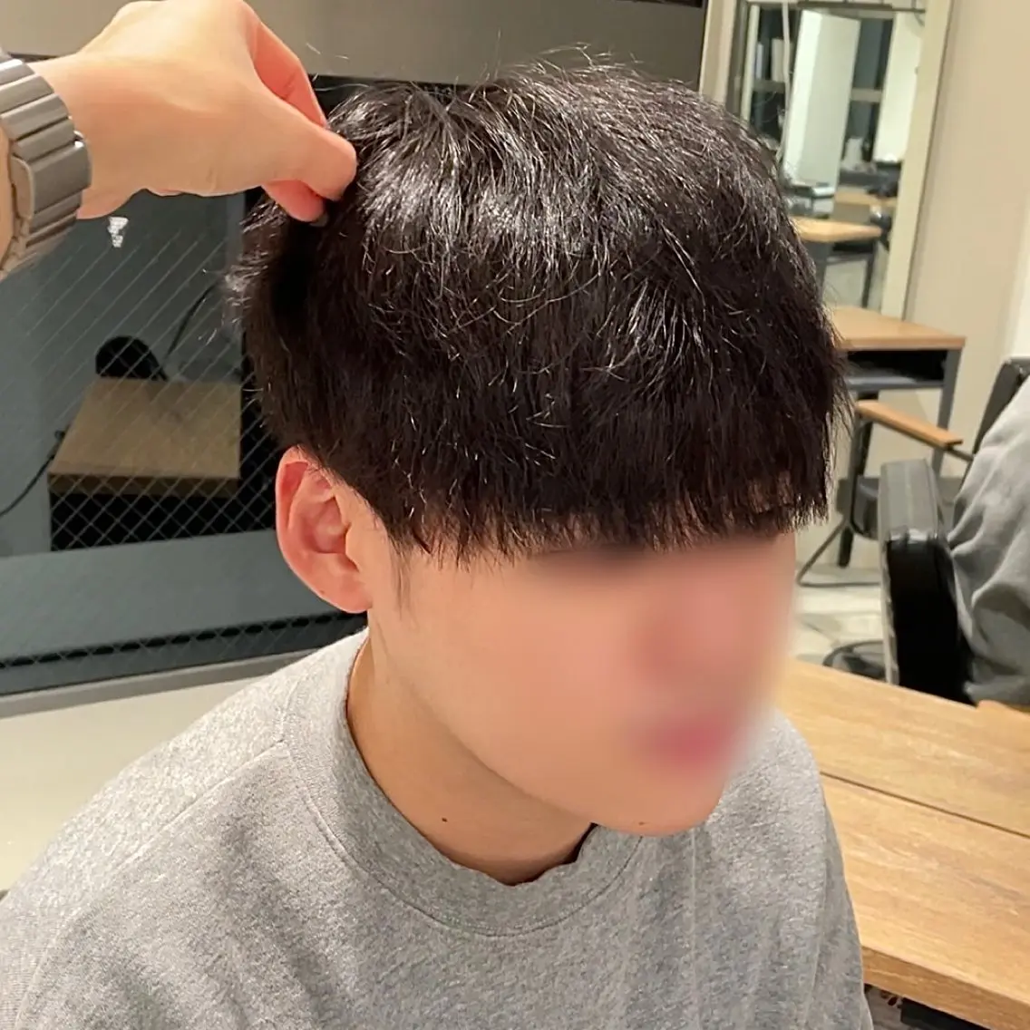 ショート カラー パーマ ヘアアレンジ メンズ カット ヘアセット パク・ボミン小野リエ 韓国ハーフ🦊のその他イメージ