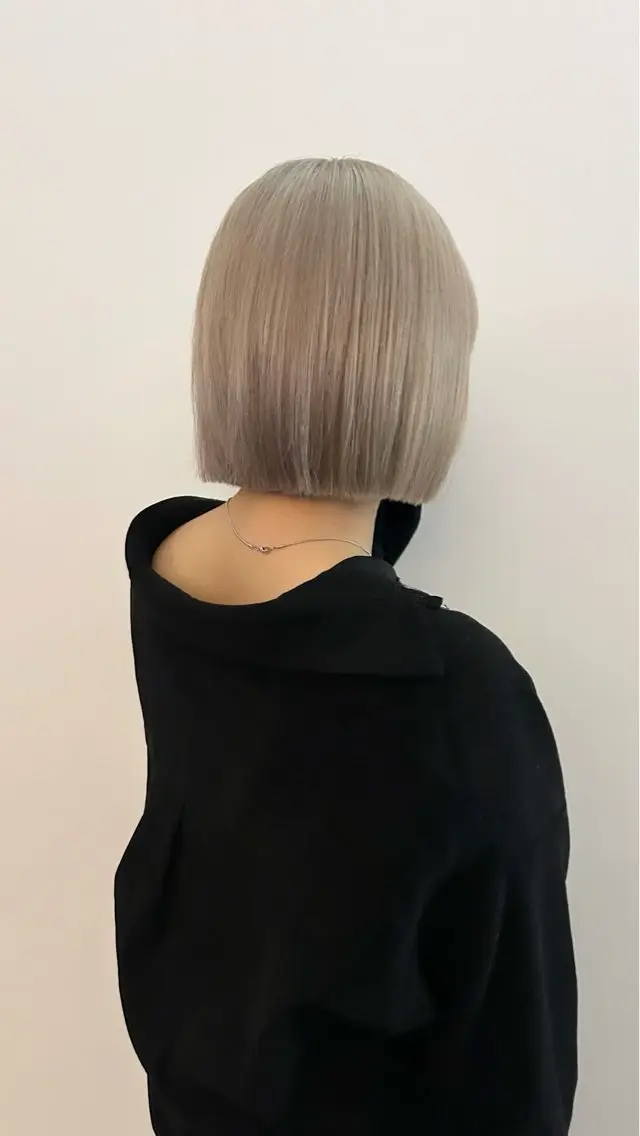ミディアム カラー ヘアカラー 透明感カラー/ナナミ ✨のヘアスタイル