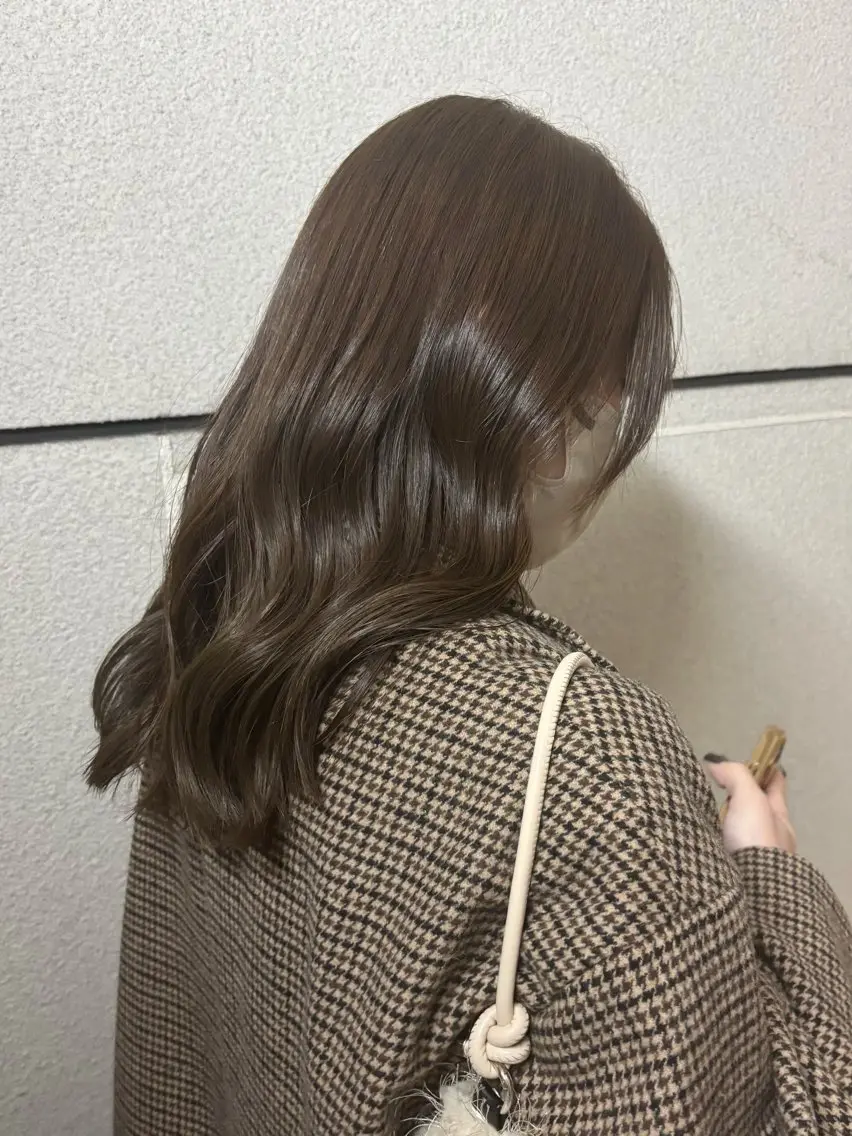 ミディアム カラー ヘアカラー 權軒 真尋 /モデル様募集中のヘアスタイル
