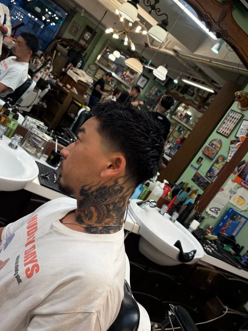 ショート メンズ フェードカット カット 要 智大のヘアスタイル