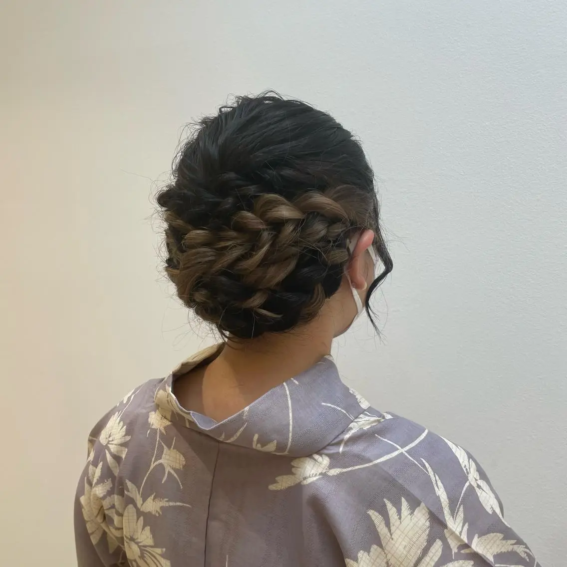 ロング ヘアアレンジ 浴衣 レイヤー/ハイトーン 🫧‪Erikaのヘアスタイル