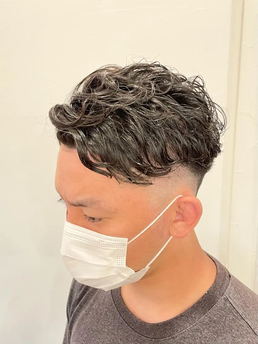 カットコース(眉毛アイブロウ込み)+パーマ¥14300→9900の写真
