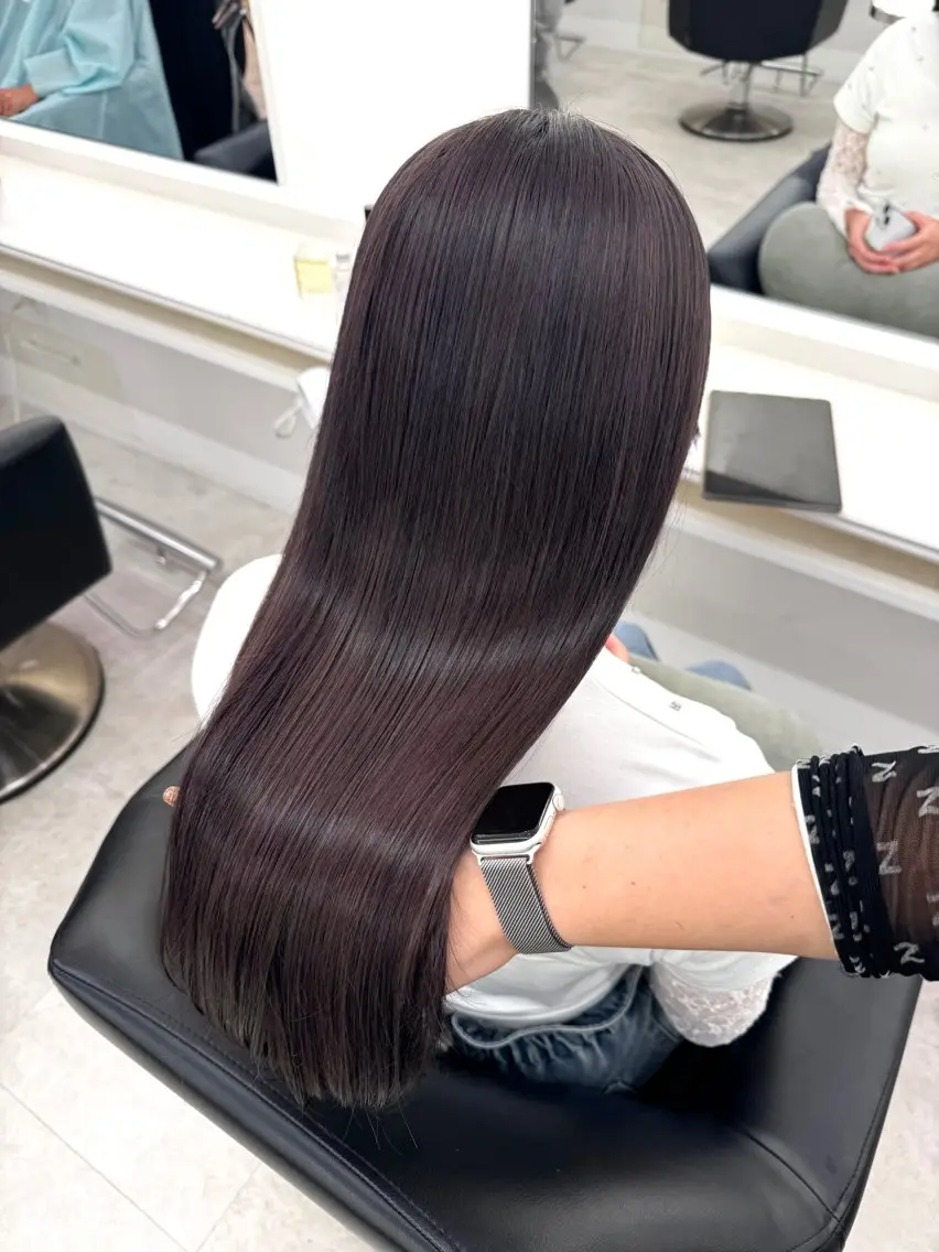 ロング カラー カット ヘアカラー ♡ParveMix NANO♡のヘアスタイル