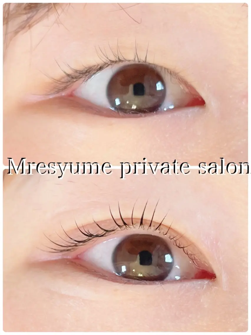 マツエク・マツパ Mresyume MAYUのマツエク・マツパデザイン