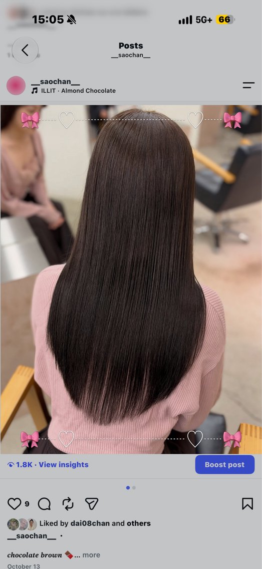 ロング レイヤーカット 似合わせカット vince gio 彩織【saori】のヘアスタイル