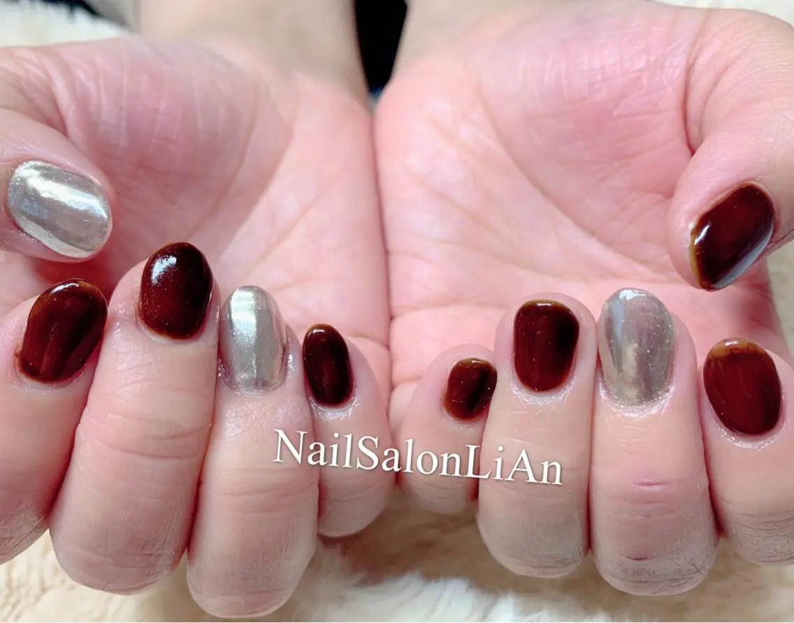ネイル 持ち込み ハンドネイル NailSalon LiAnのネイルデザイン