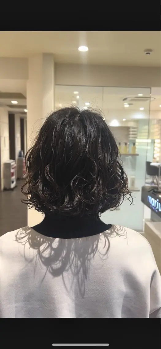 パーマ ボブ ボブ/ 似合わせ🥀原ちひろのヘアスタイル