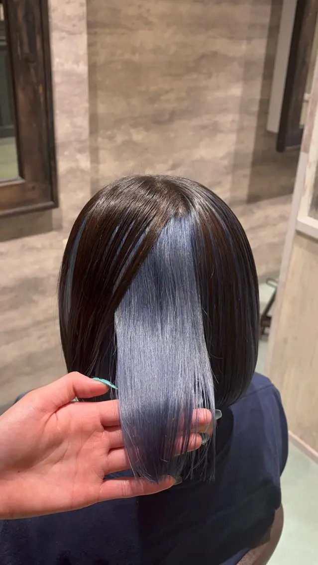 ミディアム ヘアカラー 東田 さくらのヘアスタイル