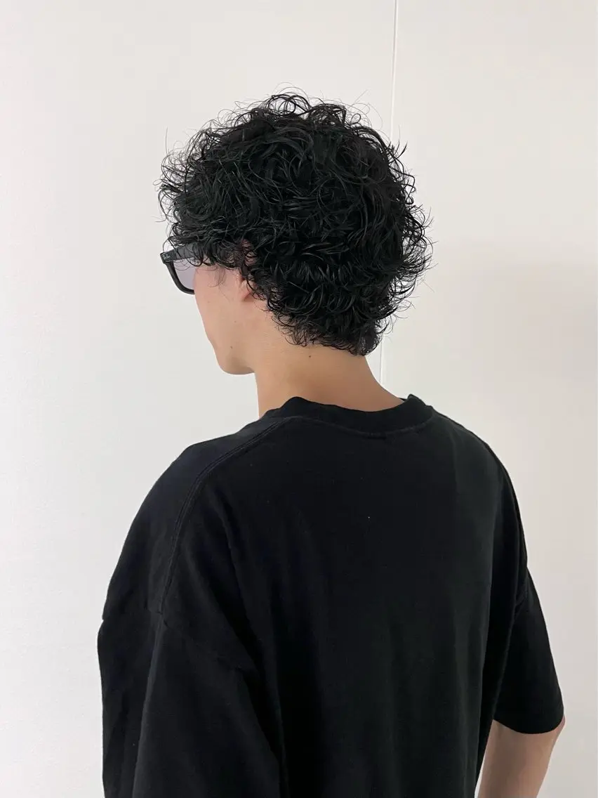 ショート メンズ メンズパーマ カット パーマ 🐼 YUKIのヘアスタイル