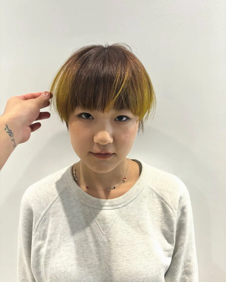 ショート カラー 🟧オシャレ女子多数 アツシ🟧のヘアスタイル
