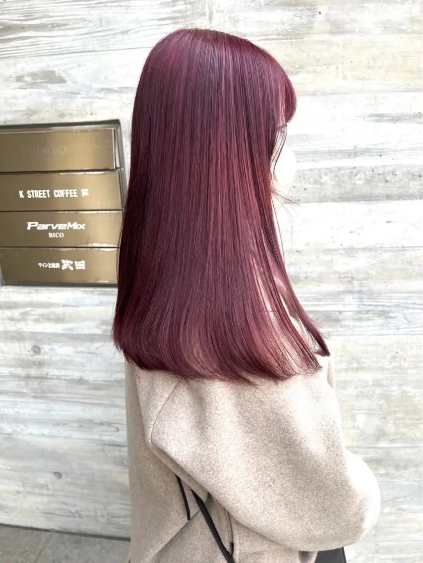 ロング カラー カット ヘアカラー NANO/ ブリーチ×レイヤーのヘアスタイル