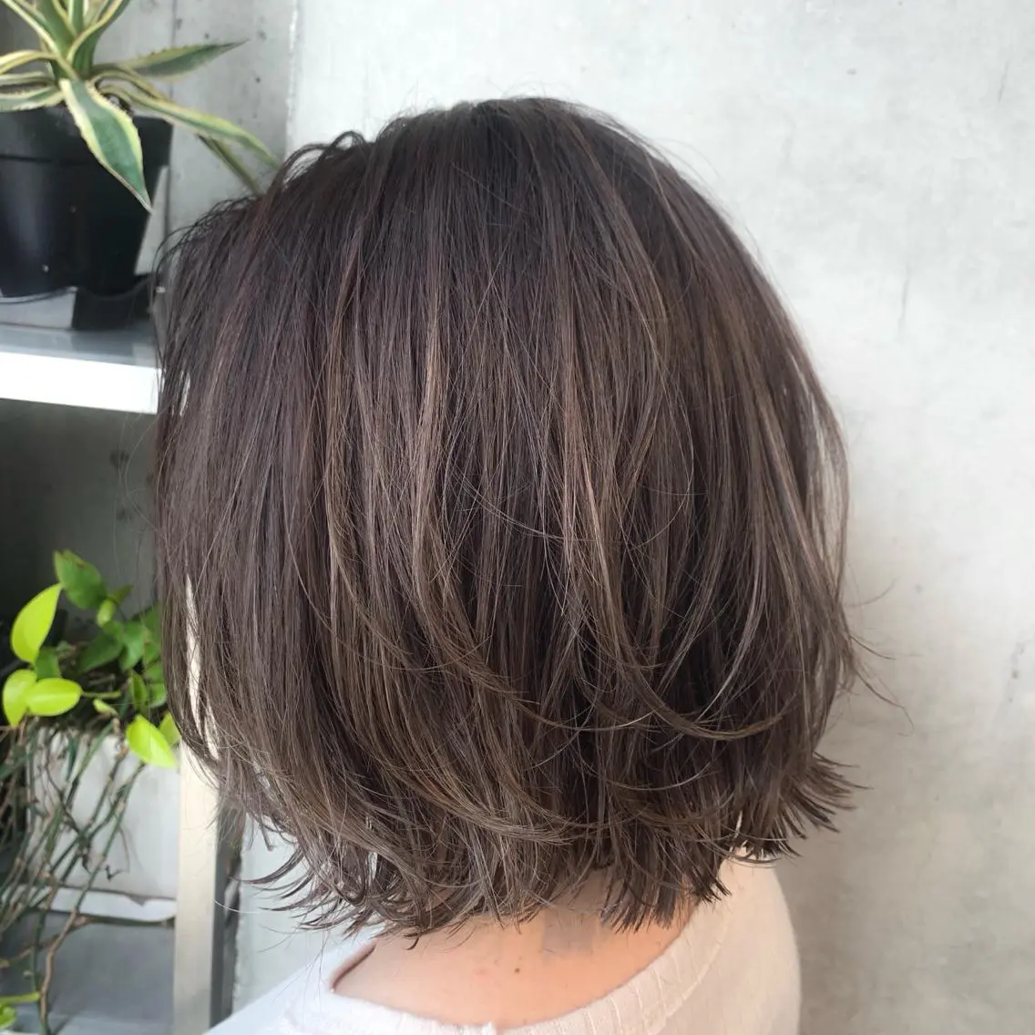 ショート カラー ハイライトカラー ハイライト 渋谷ブリーチカラー 韓国ヘアyuikoのヘアスタイル