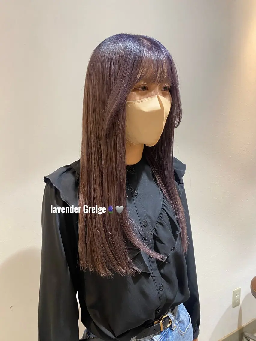 ロング ヘアカラー 【novem】 serenのヘアスタイル
