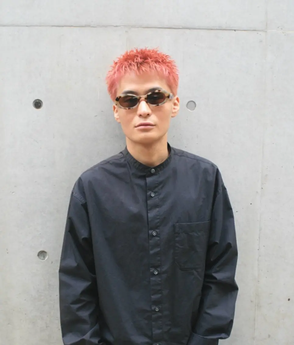 ショート カラー メンズ ヘアカラー レイヤー、ボブ、ショ ートカット　松本翔大のヘアスタイル