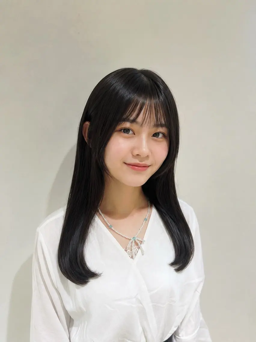 セミロング カット 縮毛矯正 髪質改善特化/ Kanataのヘアスタイル