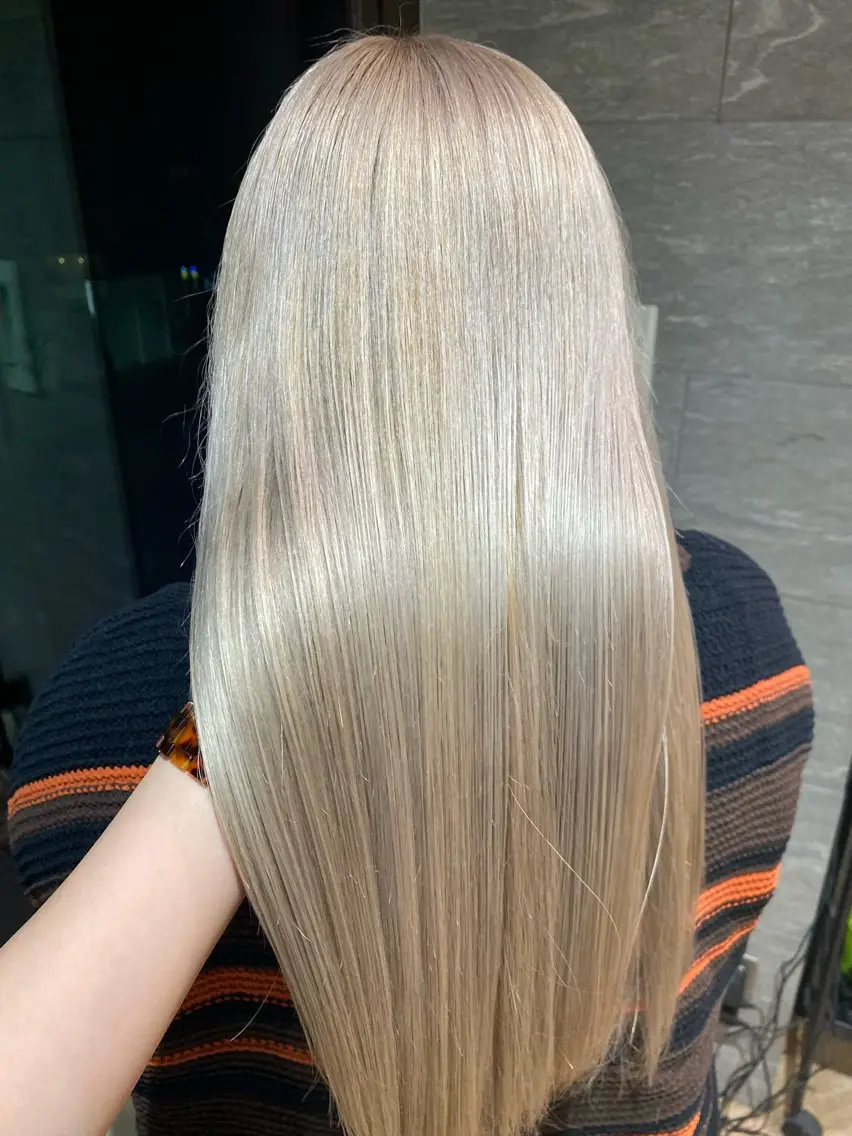 ロング カラー ブリーチ トリートメント Yamada Ami🪐のヘアスタイル