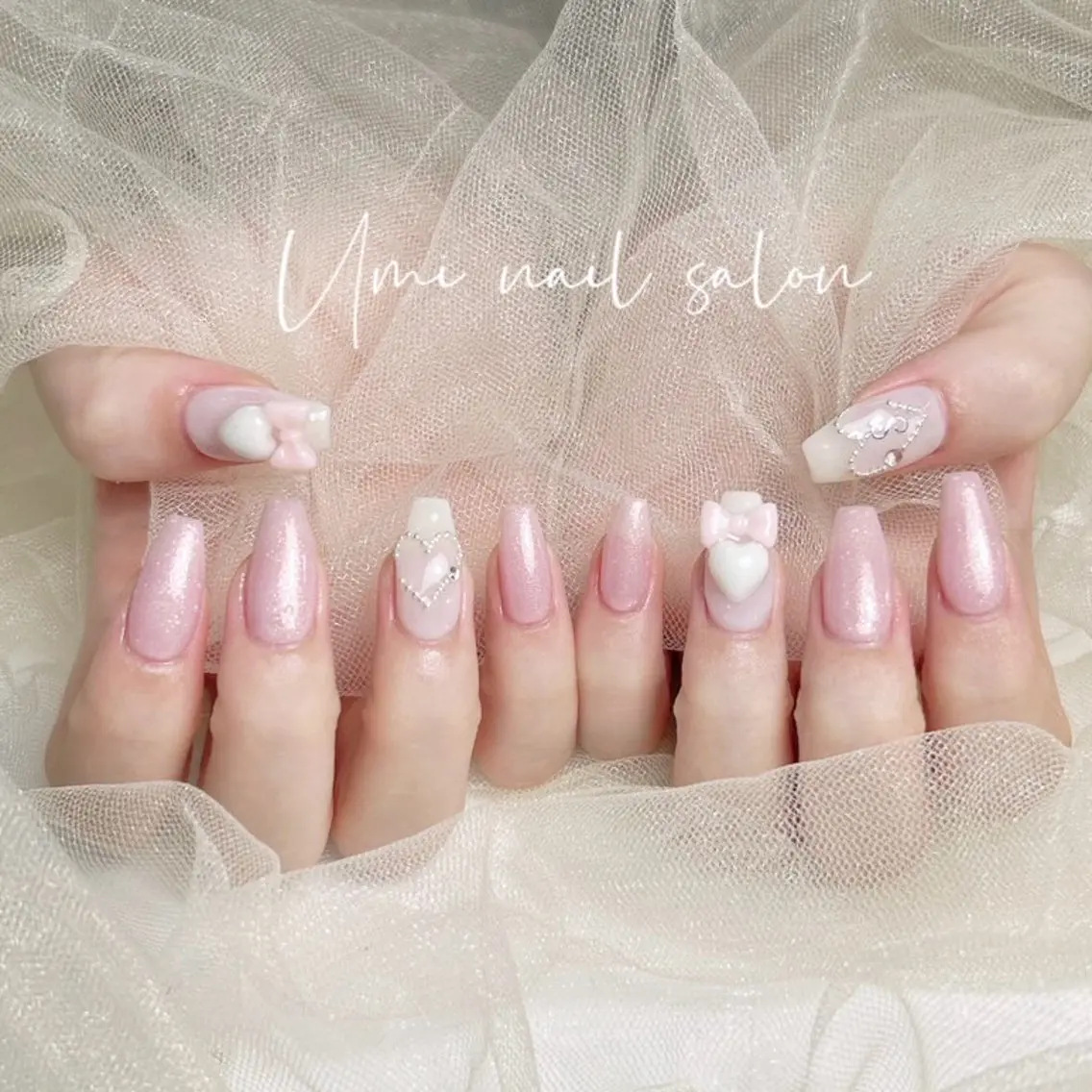 【Hand】🎗️画像持込やり放題(時間内デザイン4本OK)🎗️パラジェルあり💗の写真