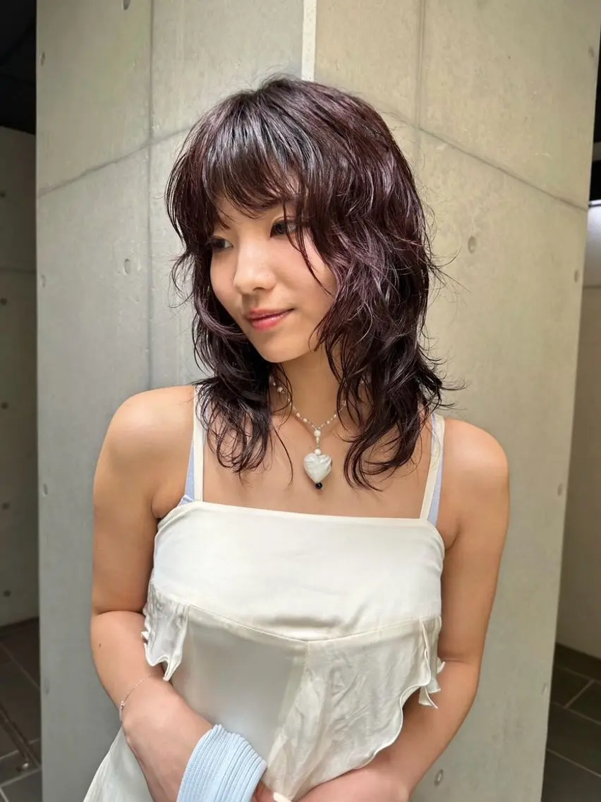 🐺大人気🐺 レイヤーorウルフ.カット＋カラー＋イルミナ3STEPトリートメントの写真