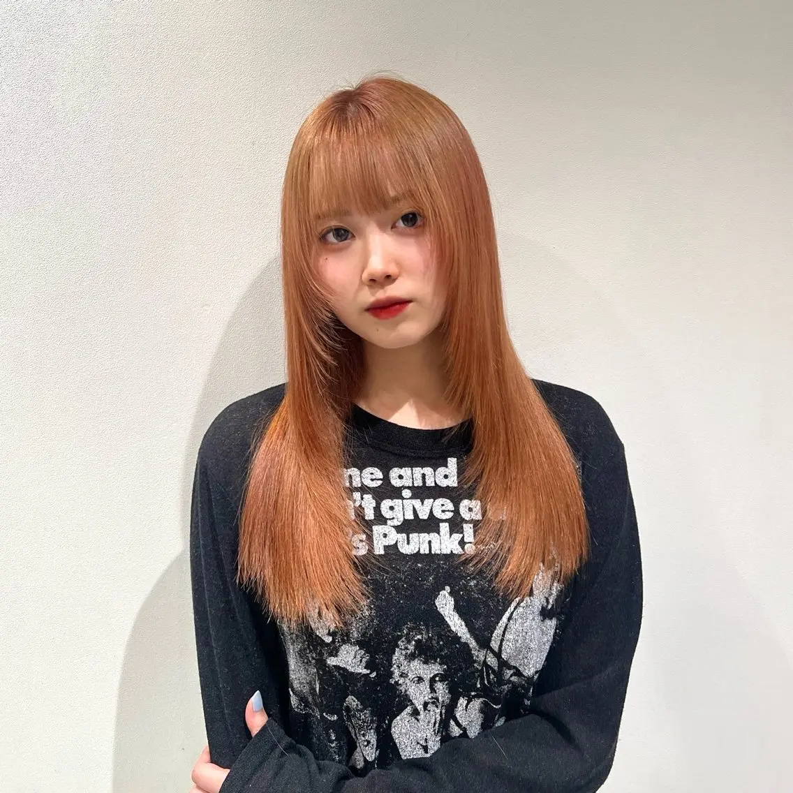 ロング カラー カット ヘアカラー 💗韓国/ワンホン/ レイヤー💙Sayaのヘアスタイル