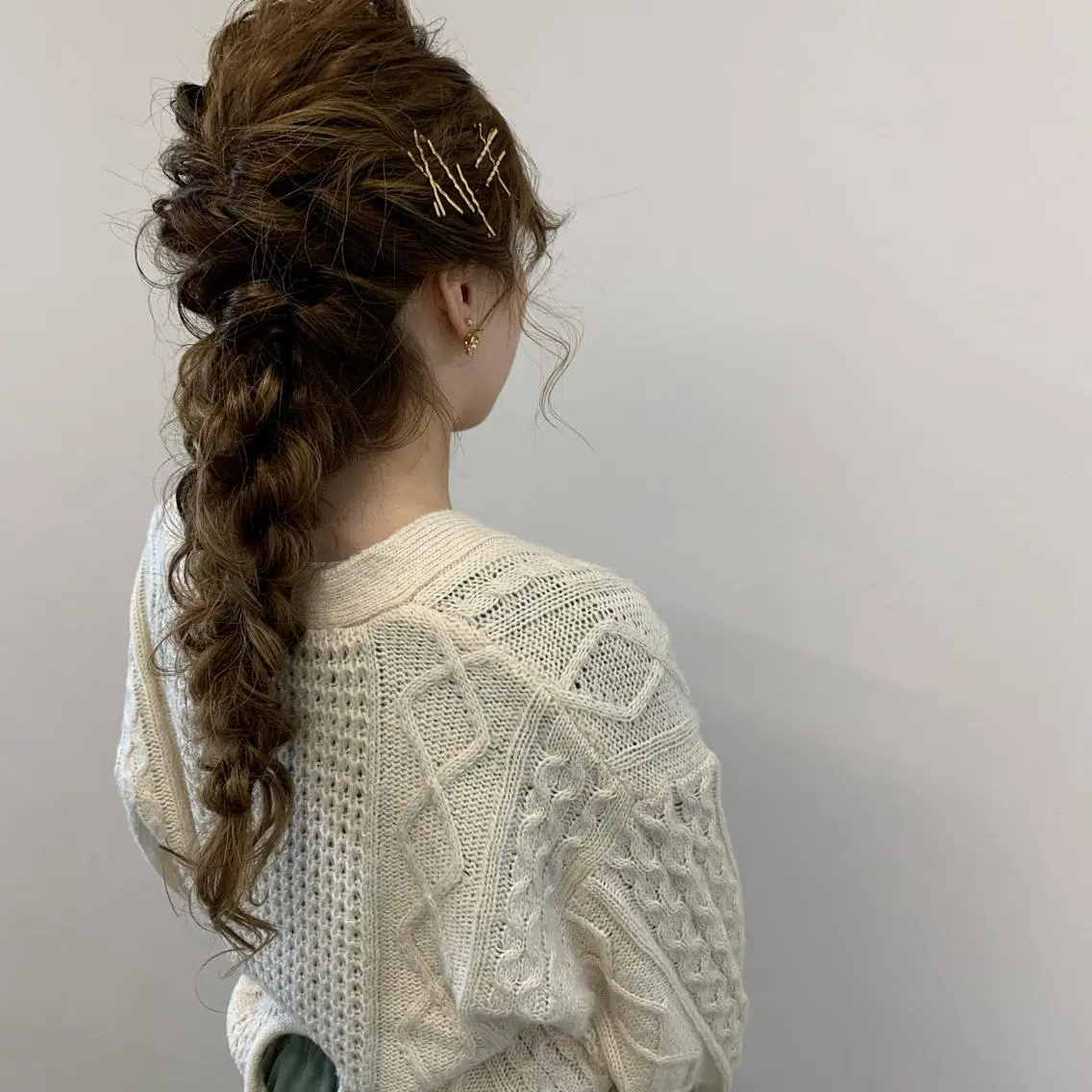 ロング ヘアアレンジ ヘアセット 石井 静のヘアスタイル