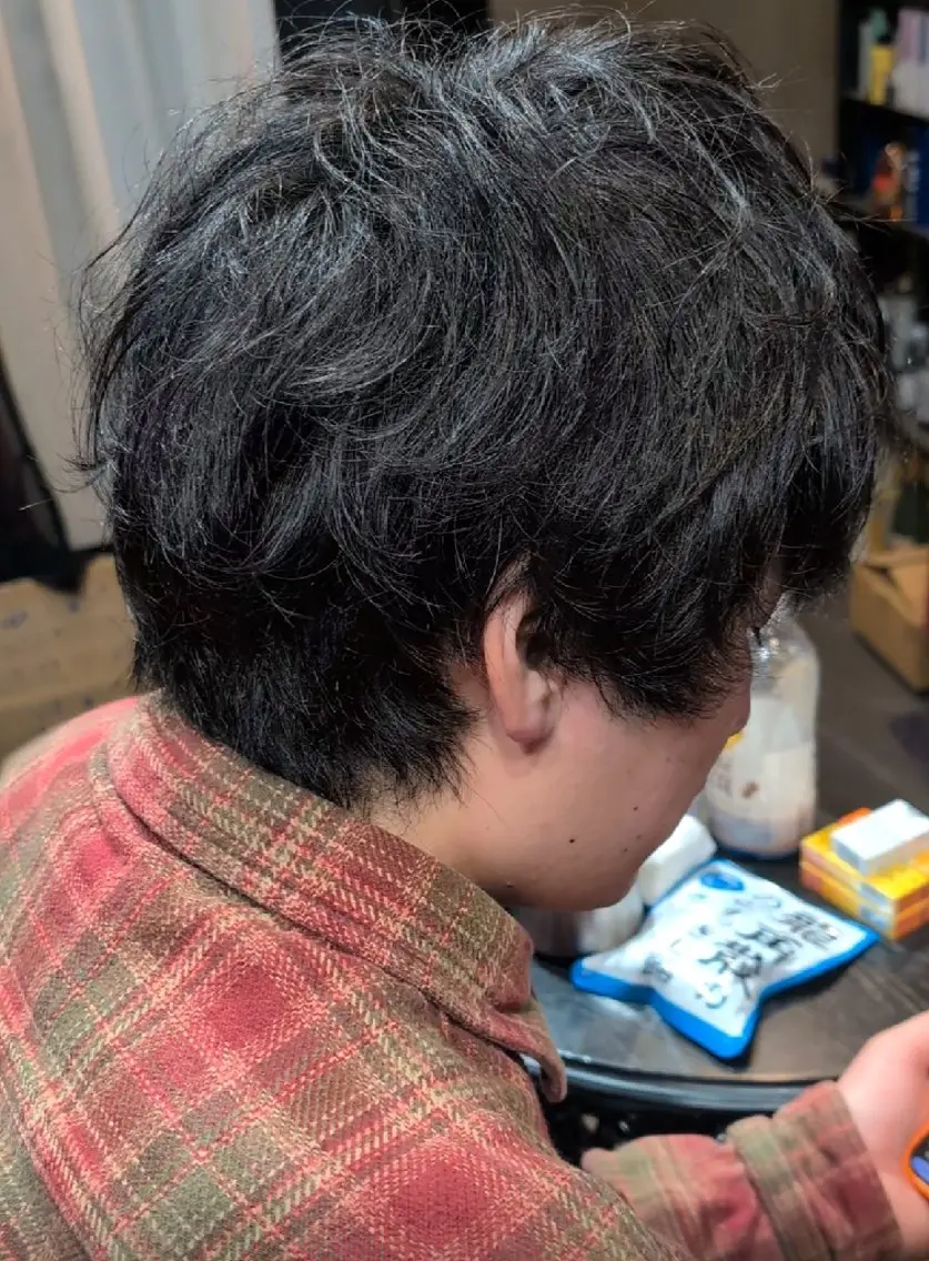ショート カット パーマ 渡辺 康行のヘアスタイル