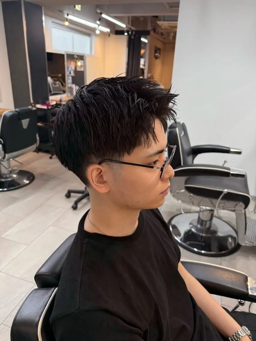 ショート メンズ カット 直毛改善特化美容師/ 大森雄貴のヘアスタイル