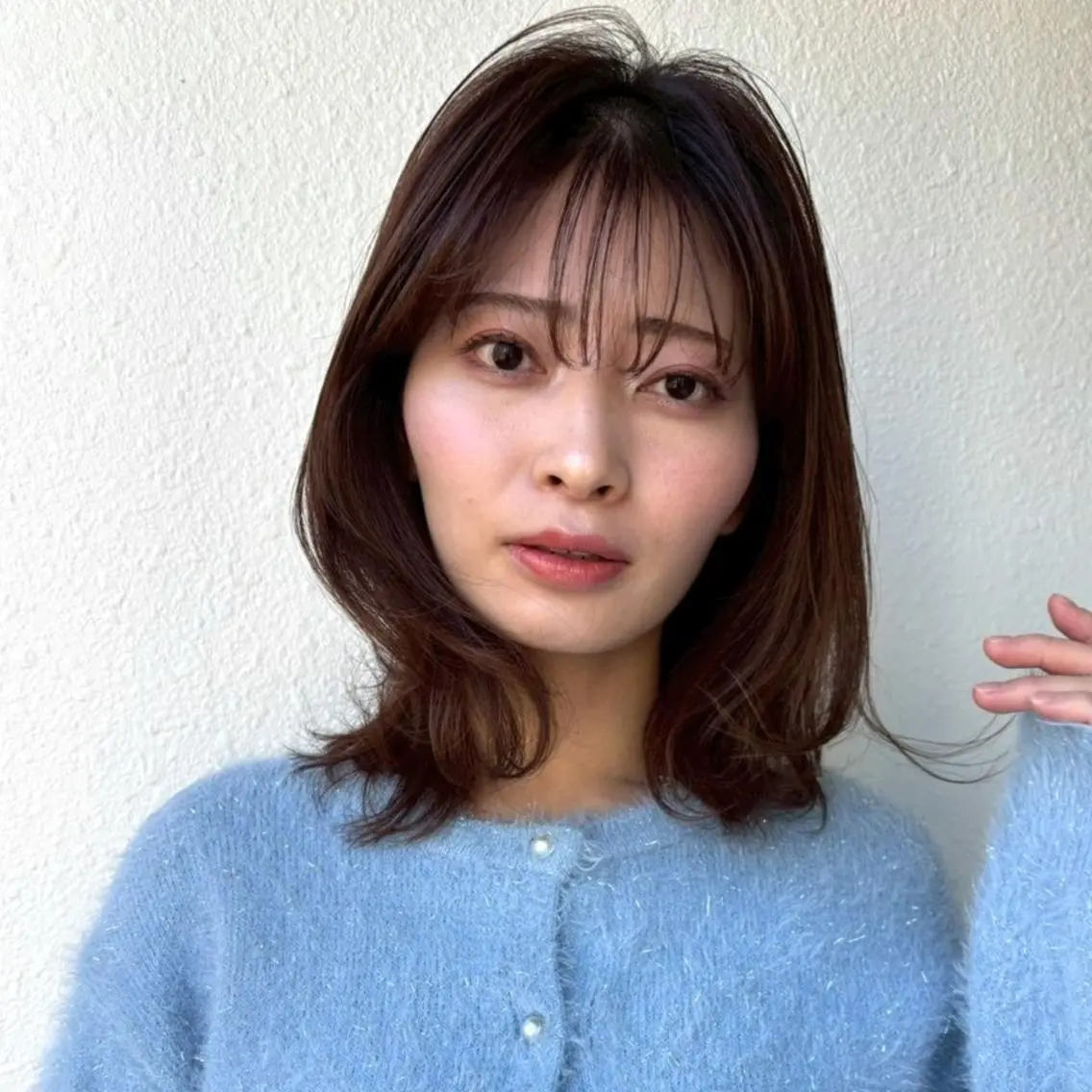 ミディアム 艶髪ストレート❇️ レイヤー❇️出町光流のヘアスタイル
