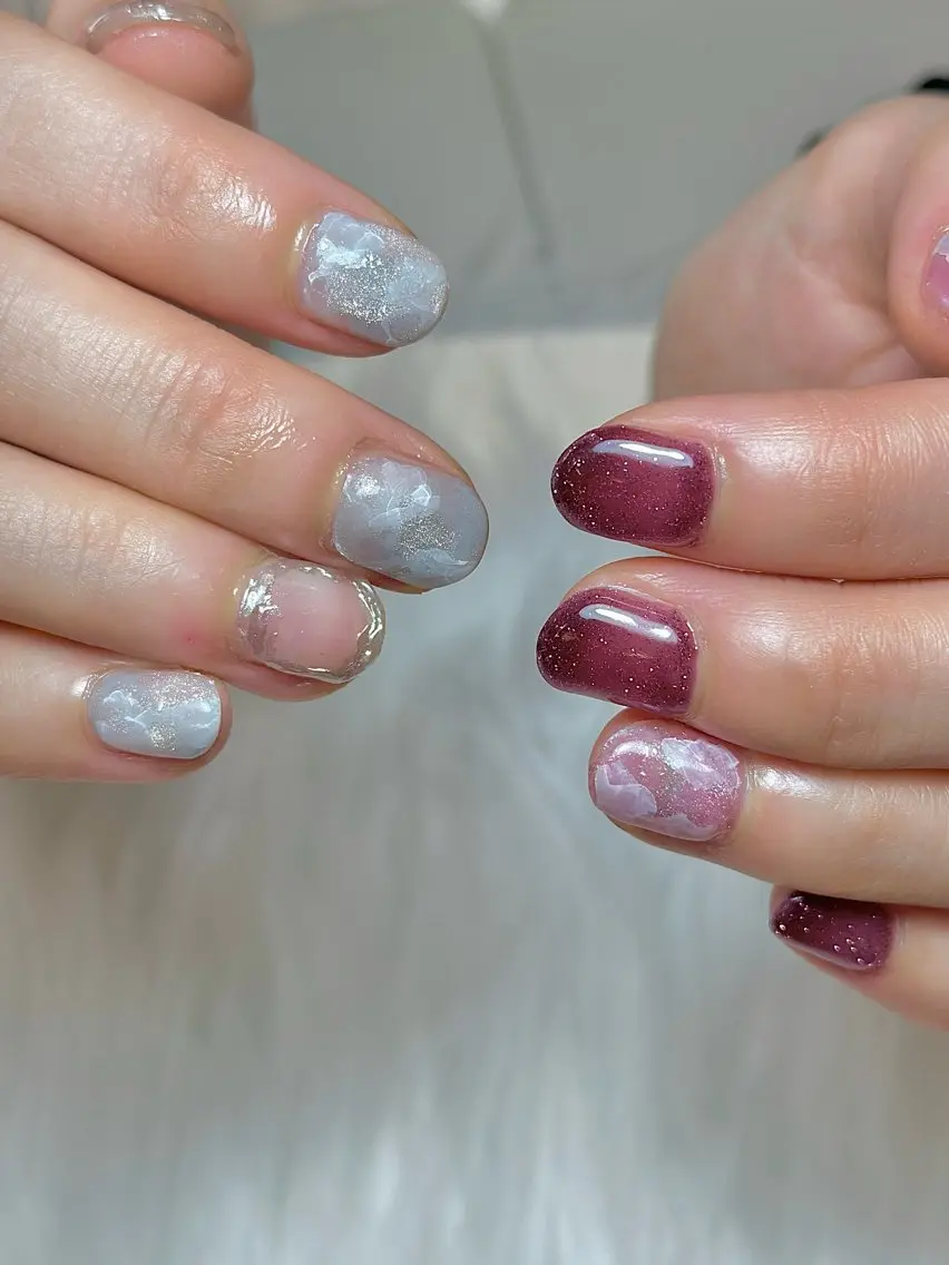 ネイル ニュアンスネイル ハンドネイル O Mayaのネイルデザイン