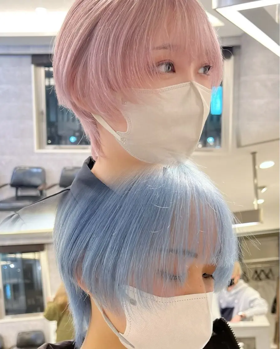 ショート 丸みショート ショートヘア ケアブリーチ🌟 ♢WATARU♢のヘアスタイル
