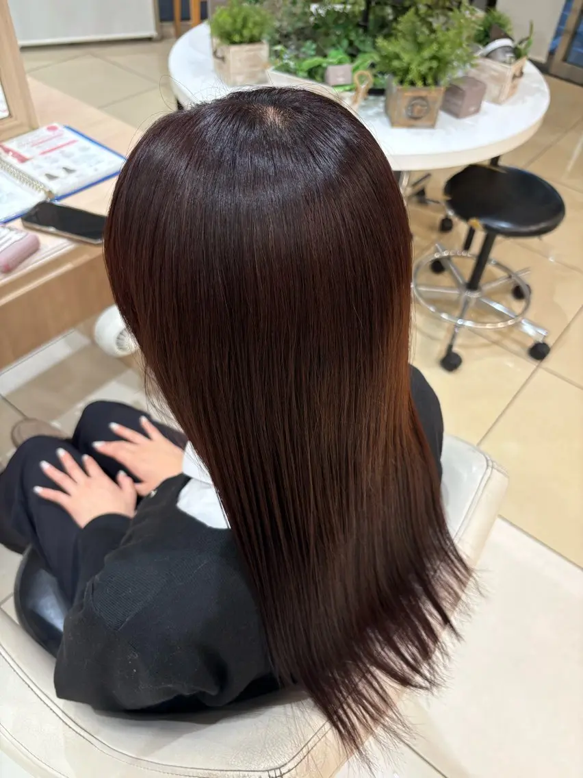 ロング カラー ヘアカラー 艶髪カラー 矯正 モデル募集/Aoiのヘアスタイル