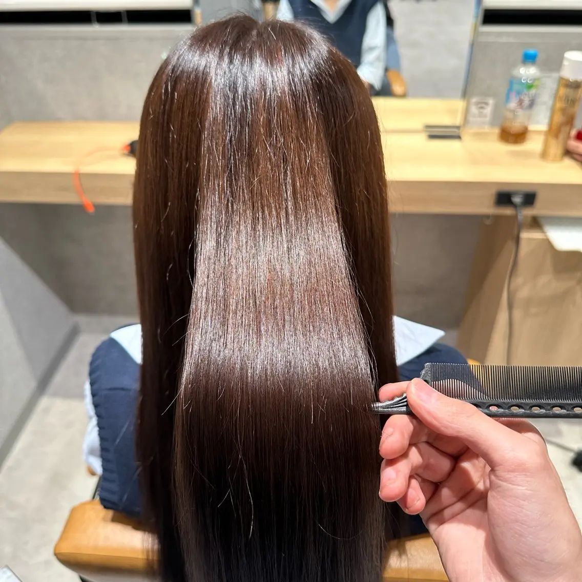 ロング カラー ブラウンカラー ヘアカラー 髙栁 公暉🇰🇷💫のヘアスタイル