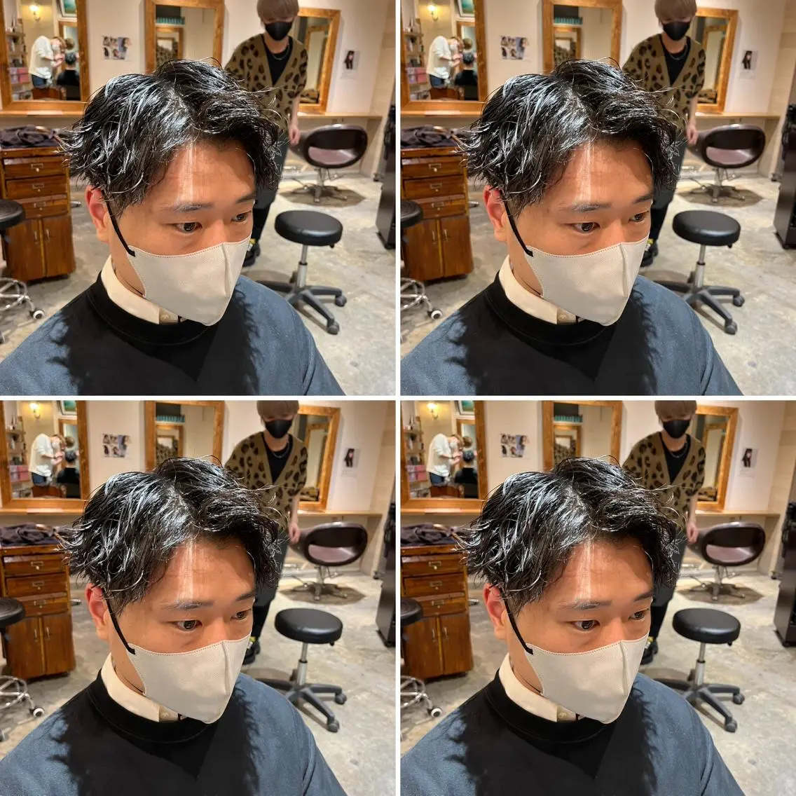 パーマ メンズ カット パーマ トリートメント ヘアセット メンズパーマ特化 店長望月謙二郎のヘアスタイル