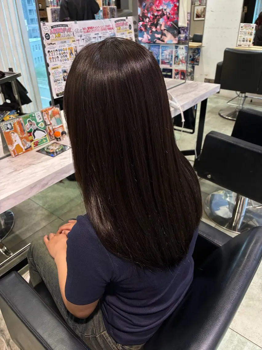 ミディアム カラー ヘアカラー カラー/ブリーチ 🍒モロホシのヘアスタイル