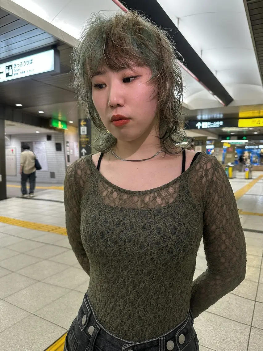 ミディアム カラー そーた /のヘアスタイル